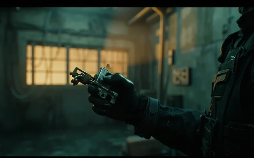 Dam control tower key in a player's hand during an ARC Raiders raid