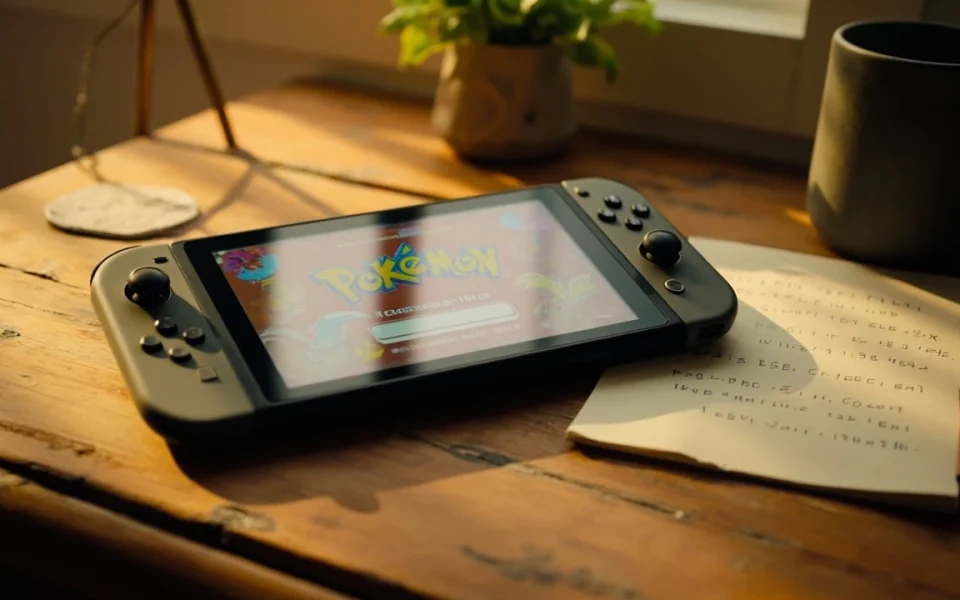 Player redeeming Pokopia codes on a handheld console screen