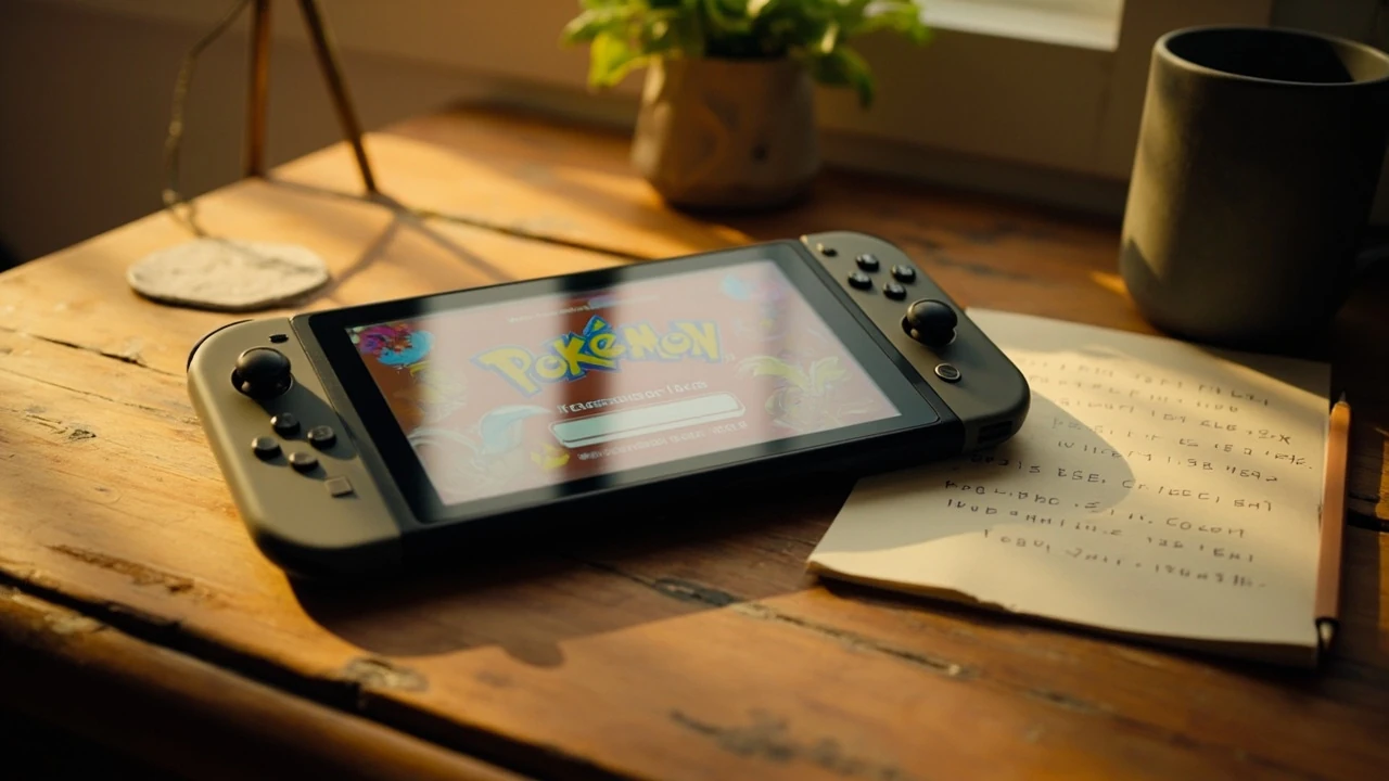 Player redeeming Pokopia codes on a handheld console screen