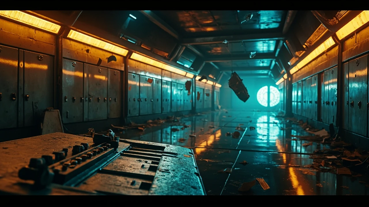 into the unknown starfield mission concept with a derelict orbital station interior